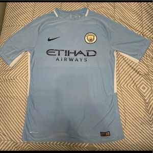 Manchester City Home Jersey Sergio Aguero - Large